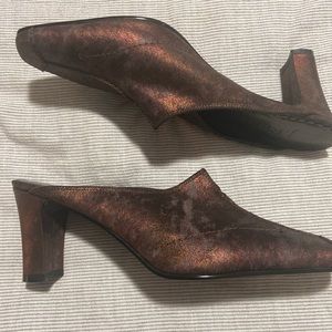J.Renee Bronze Mules